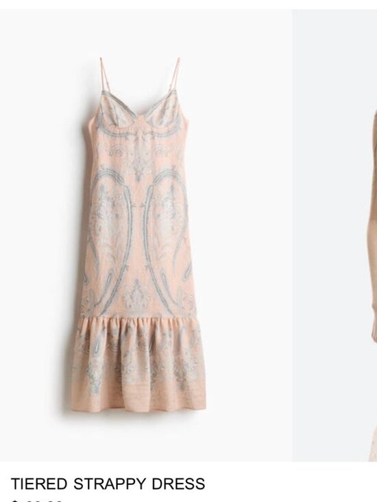 H&M Dresses & Skirts - H&M Summer Dress (Tiered Dusty Pink)